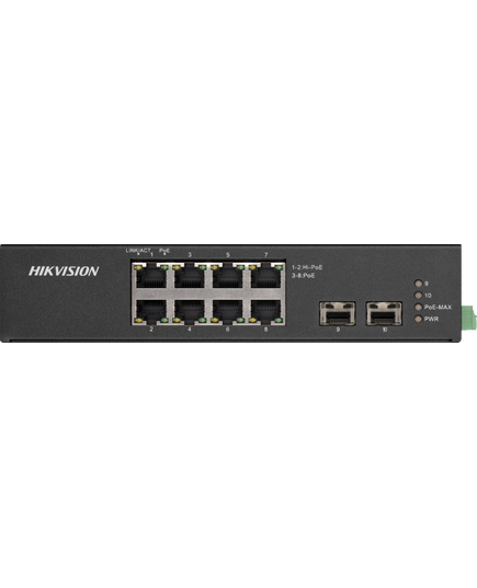 HIKVISION DS-3T0510HP-E/HS 8-Port Gigabit Unmanaged Hi-PoE Switch