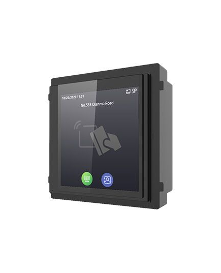 Hikvision DS-KD-TDM 3-in-1 Touch Display for Modular Intercom (Card Reader,...