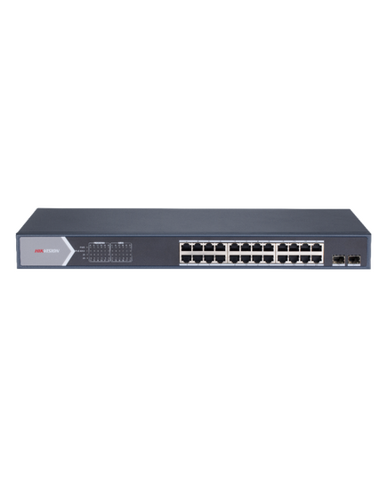 Hikvision DS-3E1526P-SI Smart Managed 24-Port Gigabit PoE Switch w/ 2 x...